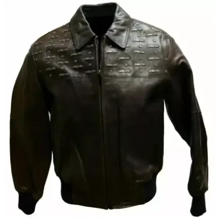 Pelle Pelle Emblem Leather Jacket Black | Pelle Pelle Store