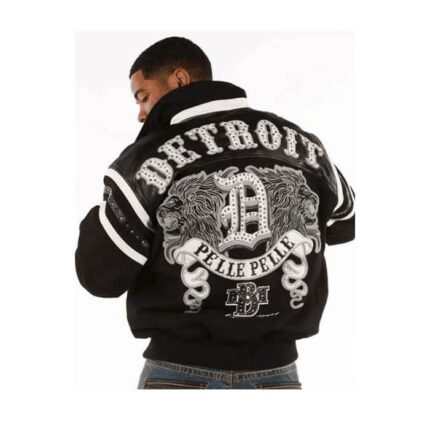 Pelle Pelle Mens Black Detroit Jacket | MB Jacket