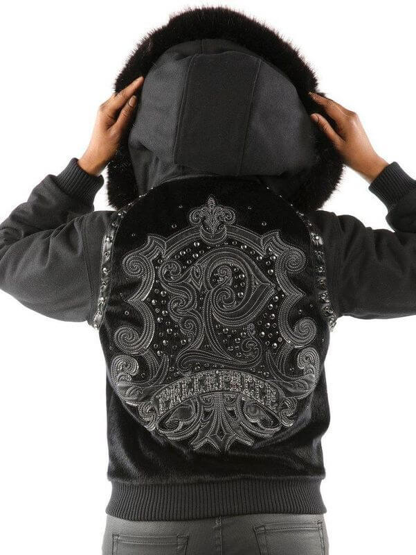 Ladies-Pelle-Pelle-Wing-black-Hoodie- (1)