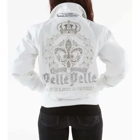 Live-Like-A-Queen-White-Pelle-Pelle-Wool-Jacket-450x450 (1) Live Like A Queen Pelle Pelle White Jacket – 100% genuine leather.