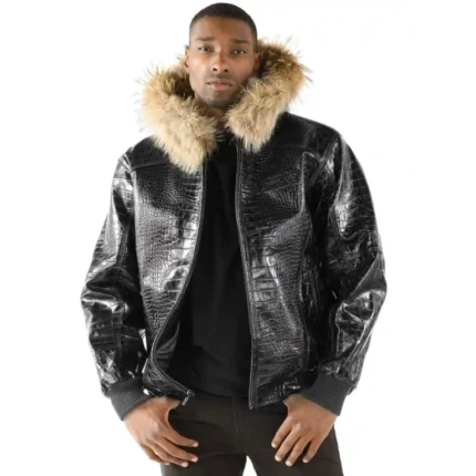 Pelle Pelle Basic Nile Black Leather Jacket Pelle Pelle Nile Edition Black Leather Jacket Back Genuine Pelle Pelle Basic Nile Jacket for Men