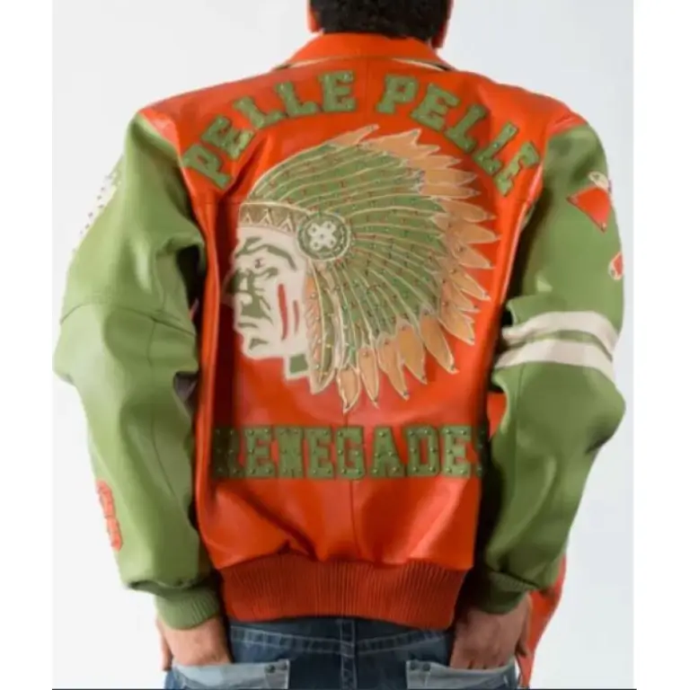 Pelle-Pelle-Chief-Keef-Leather-Jacket-510x602-1-595x595-1-768x768 Pelle Pelle Renegades Orange Leather Jacket Back design of Pelle Pelle Renegades Orange Jacket with embroidery Pelle Pelle embroidered logo on Renegades Orange Leather Jacket