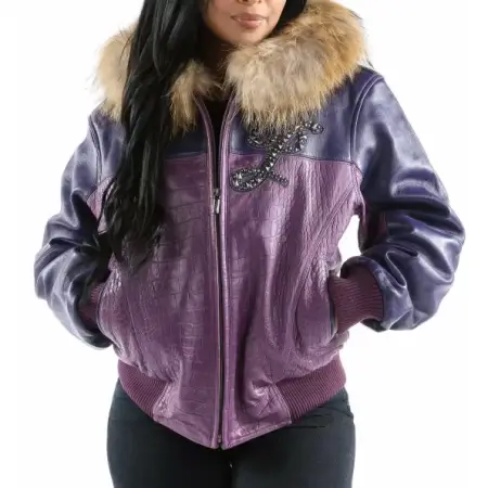Pelle-Pelle-Purple-Hooded-Script-Studded-Leather-Jacket-2-2-595x595-1-450x450 (1)