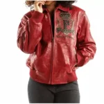 Pelle Pelle Queen Of Thrones Red Leather Jacket – Genuine Leather Authentic Pelle Pelle Queen Of Thrones Red Jacke Pelle Pelle Limited Edition Queen Of Thrones Jacket in Red
