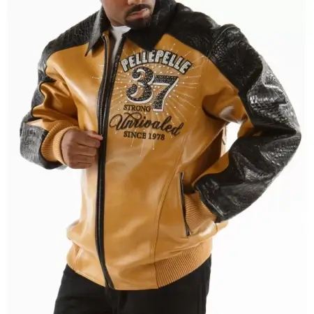 Pelle-Pelle-Yellow-Unrivaled-Avant-Garde-Leather-Jacket-2-595x595-1-450x450