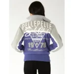 Soda Club Women MB Wool Jacket with premium wool fabric, stylish streetwear design, and authentic Pelle Pelle detailing
