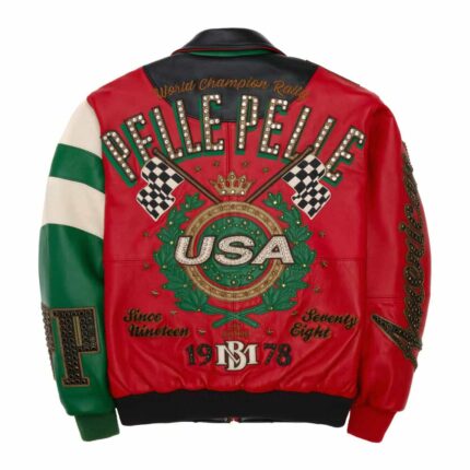 Pelle Pelle Men Daytona 2025 Special Edition Jacket Back View