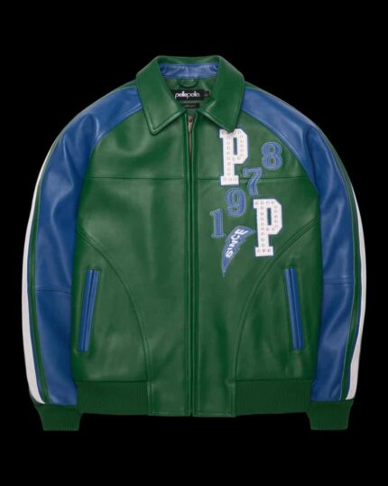 Pelle Pelle Soda Club Tiger Jacket – Black and Gold Premium Leather Jacket with Tiger Embroidery