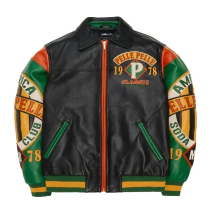 Pelle Pelle American Soda Club Black Leather Jacket