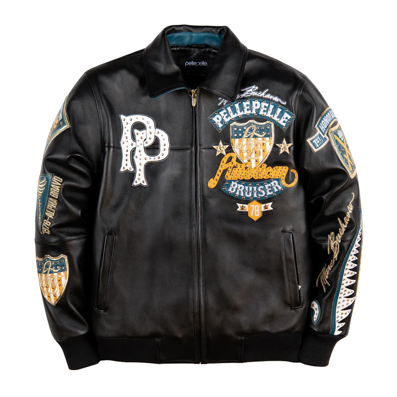 Pelle Pelle American Bruiser Plush Jacket Black