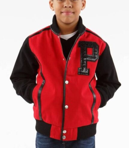 Pelle Pelle Kids Red and Black Jacket