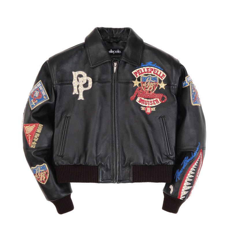 Pelle Pelle American Bruiser Black Crop Jacket MB Jacket
